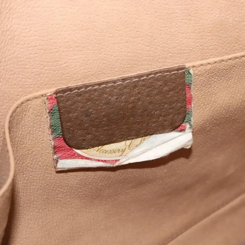 Gucci GG Supreme Web Clutch Bag Beige
